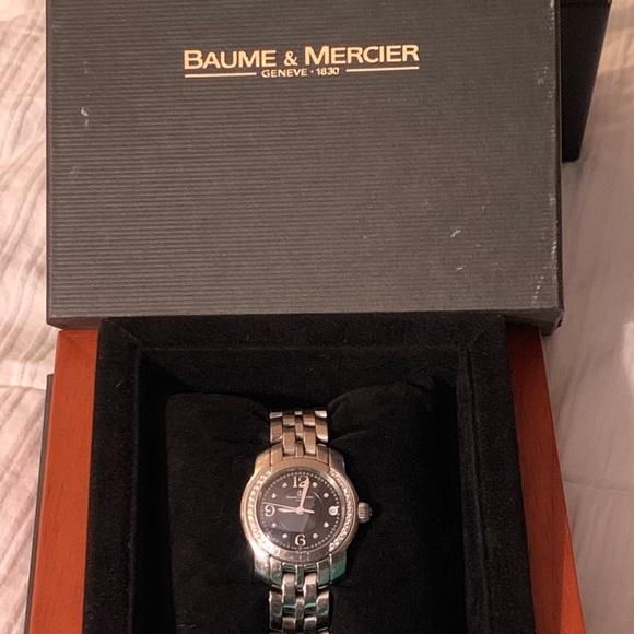 Baume & Mercier Steel Diamond Bezel & Dial Watch - Picture 4 of 8
